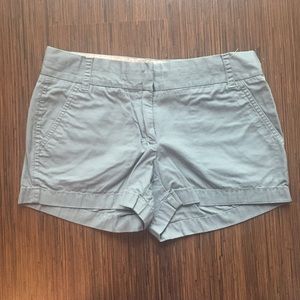 Jcrew light grey chino shorts